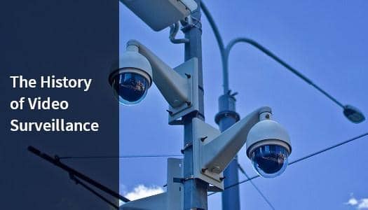 History of video surveillance cameras.